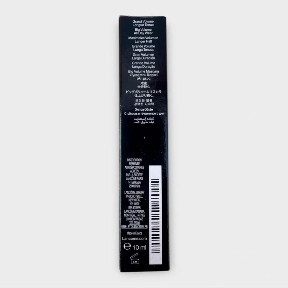NEW Lancôme Monsieur Big Volume Mascara in 01 Big is the New Black